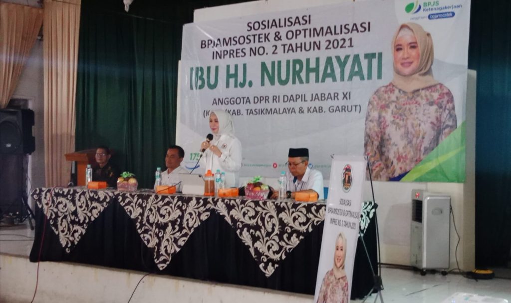 Perlindungan Sosial Pekerja, Hj. Nurhayati Concern Jejaring Pengaman, Hindari Resiko dan Dorong Produktivitas