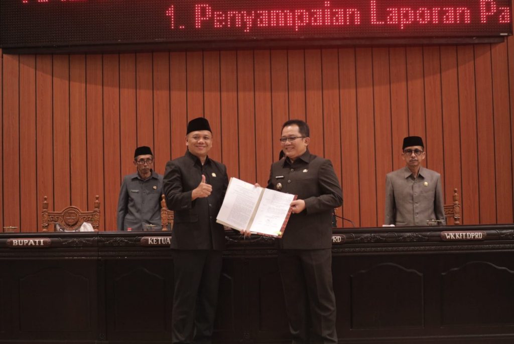 DPRD Beri Rekomendasi Atas Penetapan Persetujuan LKPJ Bupati TA 2023