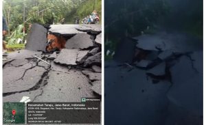 Bencana Longsor Lumpuhkan Tiga Ruas Jalan di Kabupaten Tasikmalaya
