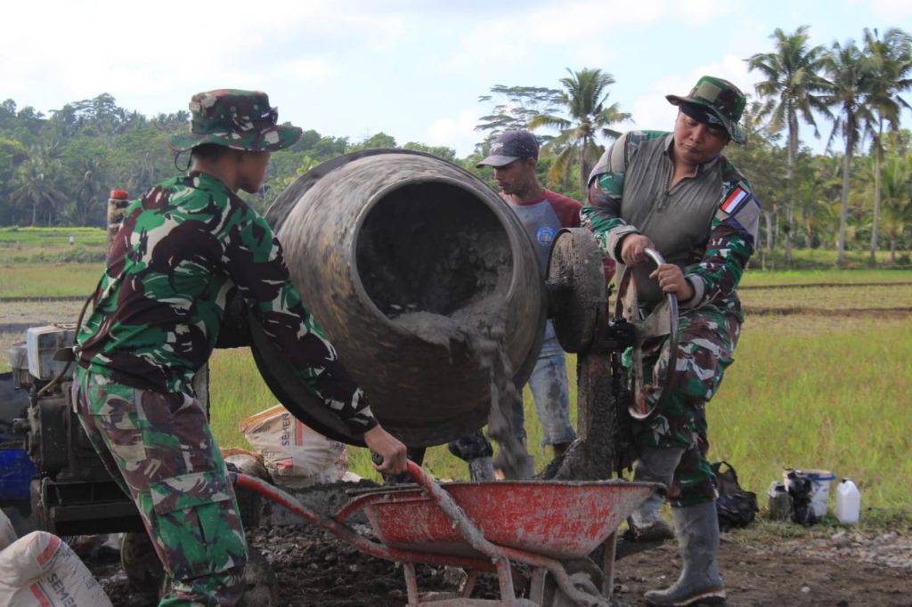 Sasaran Fisik utama TMMD, Pengerasan Jalan Desa Pangliaran