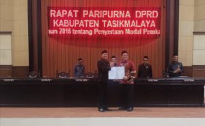 DPRD Setujui Tiga Ranperda Kabupaten Tasikmalaya Menjadi Perda