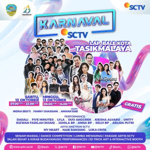 Bintang Sinetron SCTV Bersama Sederet Musisi Ternama Tanah Air Meriahkan Kota Tasikmalaya