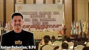 Anton Suherlan Resmi Ketuai KONI Kota Tasikmalaya Periode 2025-2029