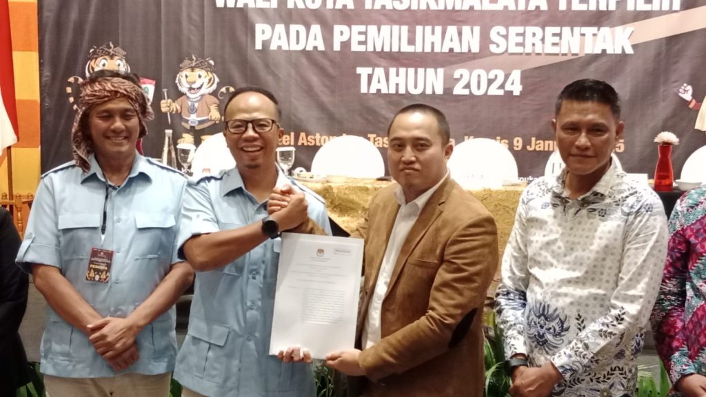Mulus!, KPU Tetapkan Viman Alfarizi-Diky Chandra Sebagai Wali Kota dan Wakil Wali Kota Tasikmalaya Terpilih