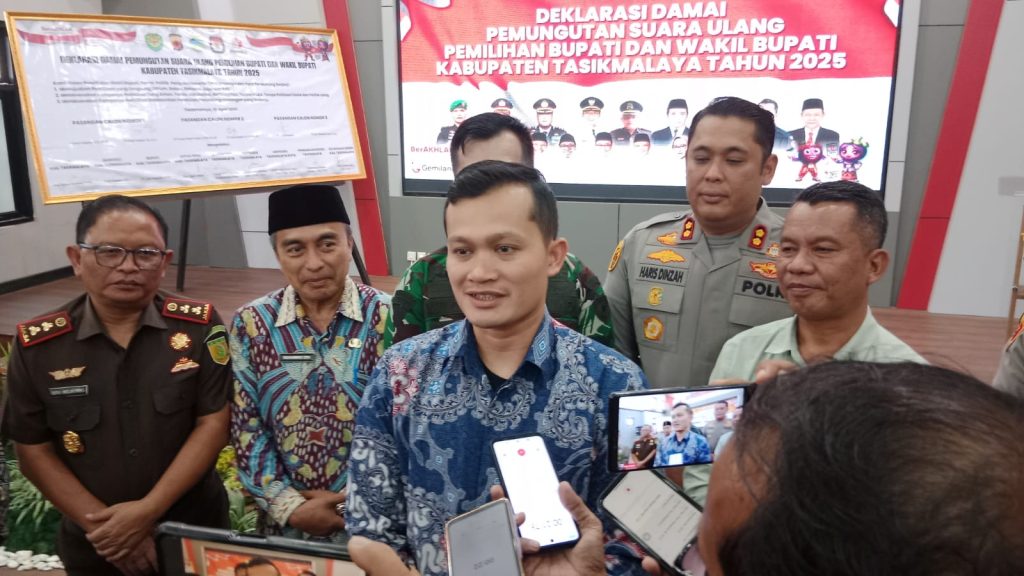 Deklarasi Damai, Komitmen Semua Calon Wujudkan PSU Kabupaten Tasikmalaya Aman dan Damai