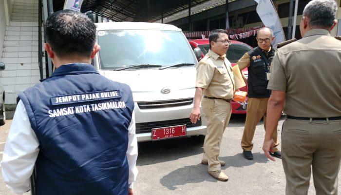 395 Kendaraan Plat Merah Pemkot Tasikmalaya Belum Bayar Pajak