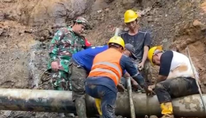 Dua Pipa Tranmisi Utama PDAM Terputus, Pasokan Air Bersih 24 Ribu Pelanggan Terdampak