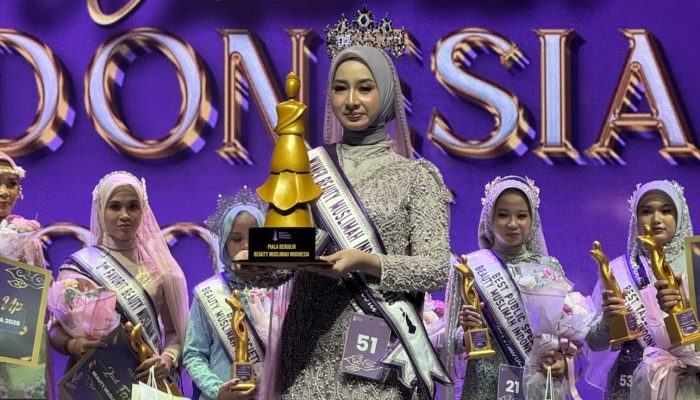 Alifia Valmai Putri Hermawan Asal Tasikmalaya Raih Mahkota Beauty Muslimah Indonesia (BMI) 2026